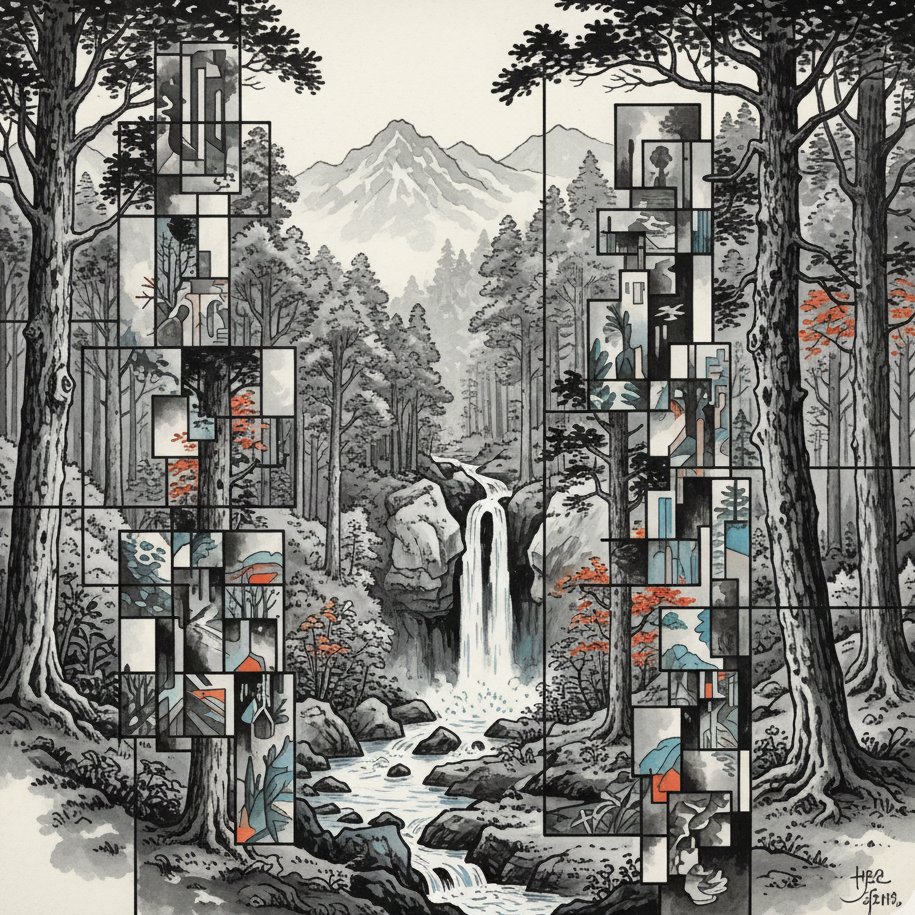 jpw_666's tweet photo. Lose yourself in beech forests and hidden waterfalls — Shirakami-Sanchi soothes the soul.
#ShirakamiSanchi #Aomori #Akita #Cubism #Expressionism #InkWash #BeechForest #WorldHeritage #JapanTravel #JapanTrip https://t.co/z2aoaQsXoN