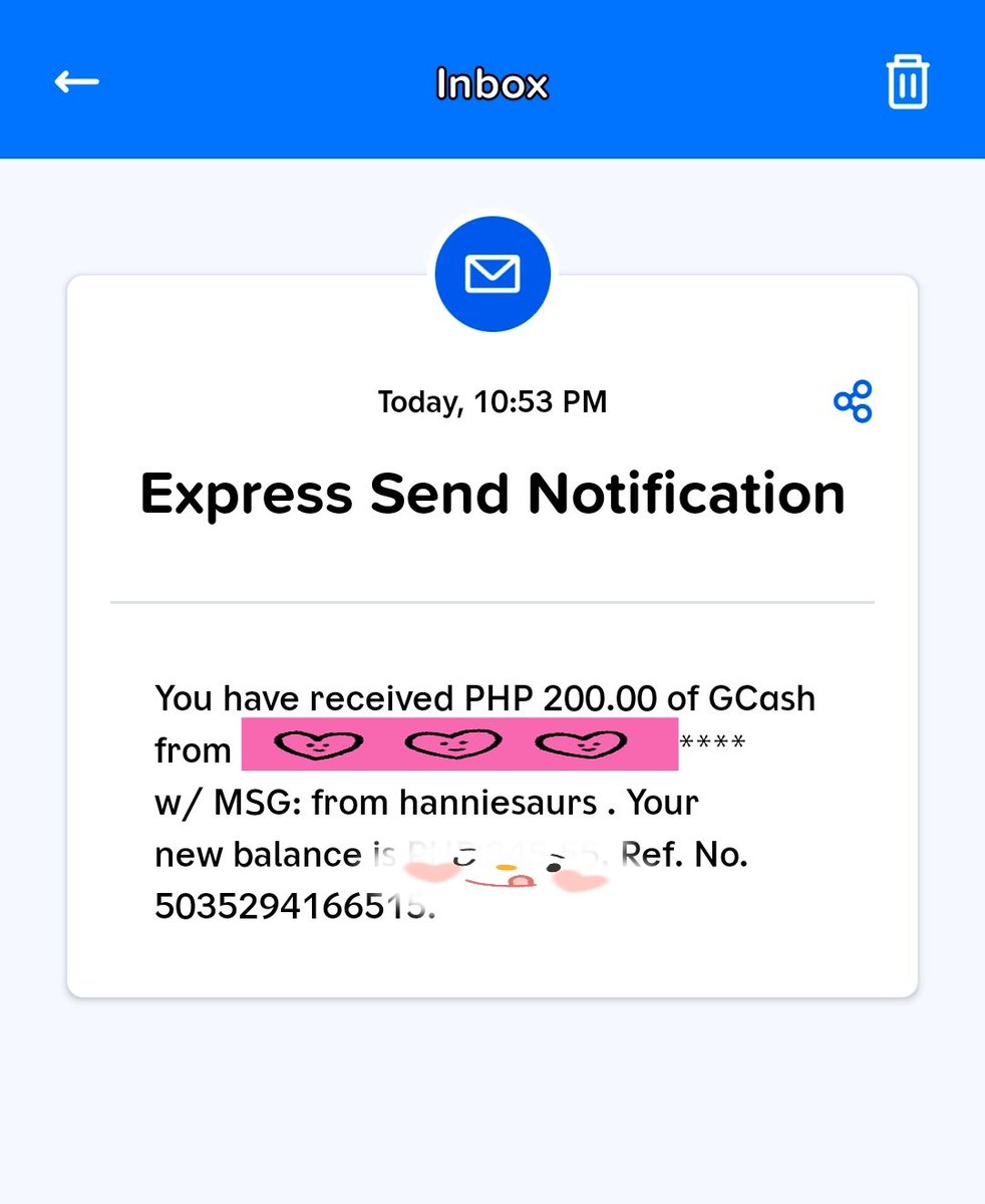 MrySVT_always13's tweet photo. thank you saurr much po sa paGCASH!๐ซถ nawa'y masarap palagi ulam nyo.๐
#thankeYA @hanniesaurs ๐ฅ https://t.co/prZBWt8Ooy