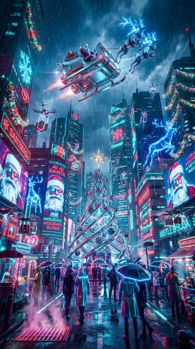 QT Neon Noel
In the far future of 3050 when Christmas comes around Santa is always watching!! 
<a href="/Wild_Women1176/">Valera Raven Art</a> <a href="/JasonVitale14/">𝕲𝖚𝖗𝖚 𝕾𝖈𝖔𝖗𝖕𝖎𝖔𝖓 🔥 🦂</a> <a href="/JackTheRip77160/">Jack_The_Ripper</a> <a href="/D20Mafia/">D20Mafia</a> <a href="/kathae909/">Kathleen D💫🧬</a> <a href="/DerBerlinerAlex/">DerBerlinerAlex</a> <a href="/GigisAIArt247/">Gigi's AI Art Creations</a> <a href="/Alaryn_Heart/">Alaryn ღ Heart</a>