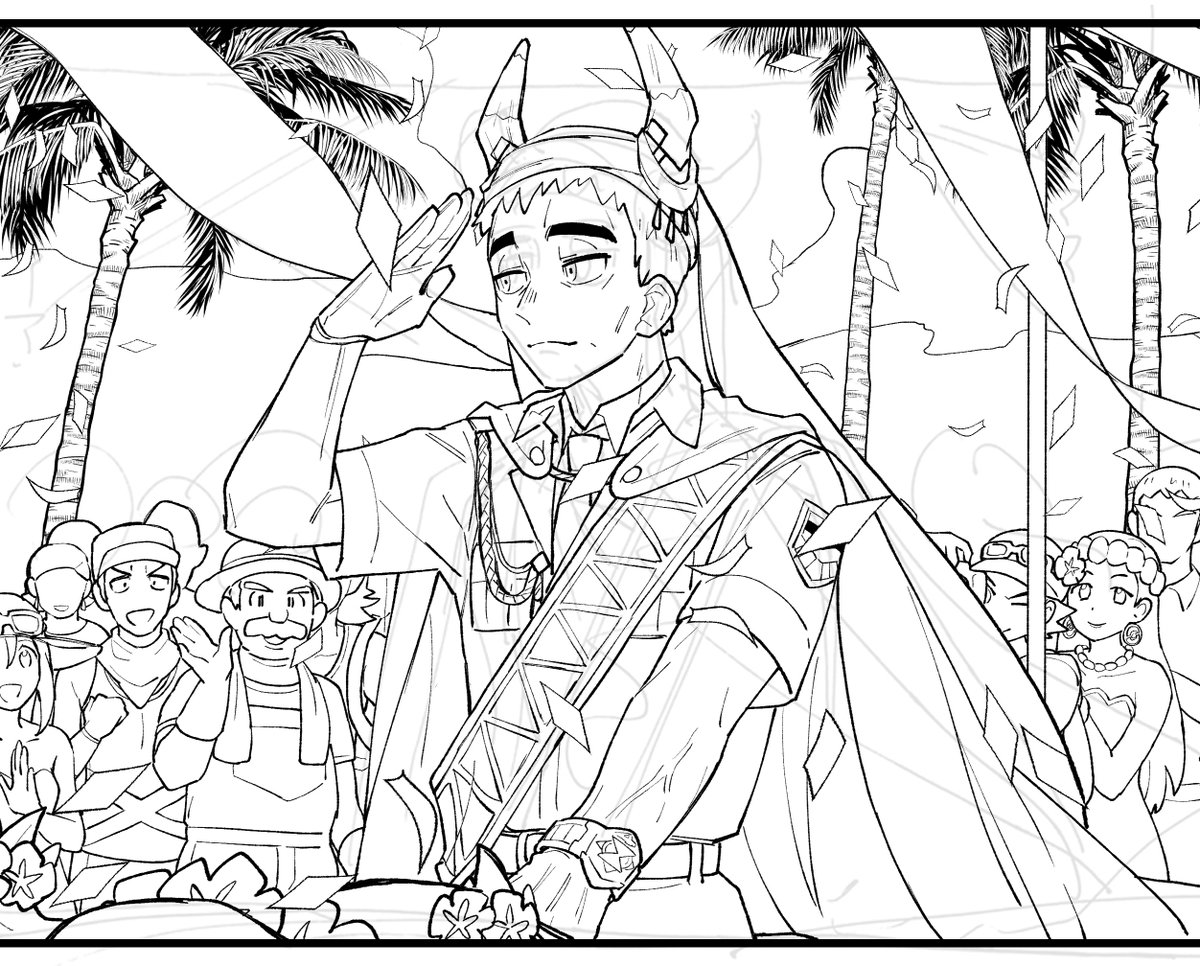クチグズ漫画進捗56P線画完了!!!!✨✨
56Pも描き切れるんだ人間って褒めて～～～!!!! 