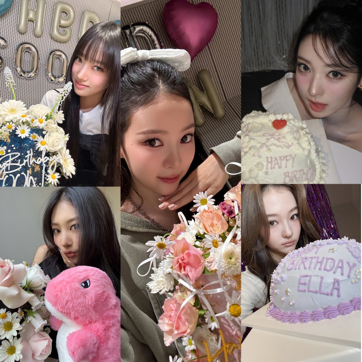 4ellameovv's tweet image. Meovv members&apos; birthdays in 2025 🩵🖤🩷🤍💜