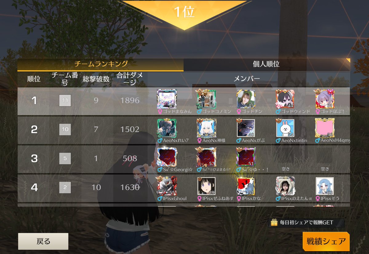 週一荒野舞えます