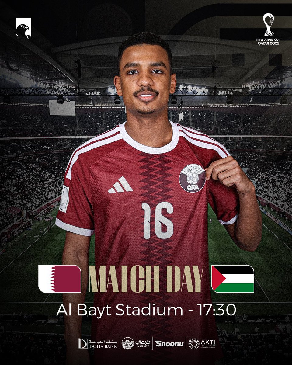 mshpap_1's tweet photo. كل التوفيق للعنابي في أولى مبارياته في بطولة #كأس_العرب 2025 🏆🇶🇦 https://t.co/kesCSz4wcb