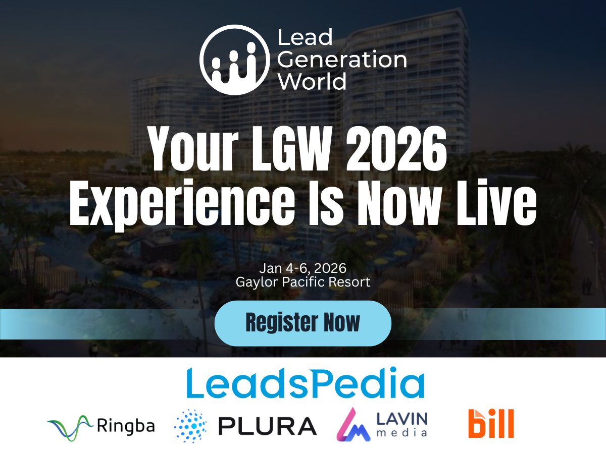 LeadGenerationW's tweet image. The LGW 2026 Event App is live and networking has already begun.

Registered attendees are setting meetings and prepping for the Dec 17 Virtual Speed Networking event.

Not registered? Sign up and get app access within 24 hours. Join the conversations.