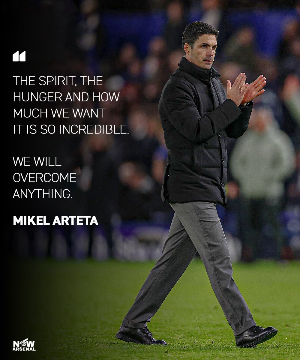 now_arsenaI's tweet image. Mikel Arteta with a great quote following the draw at Stamford Bridge: “we will overcome anything.”