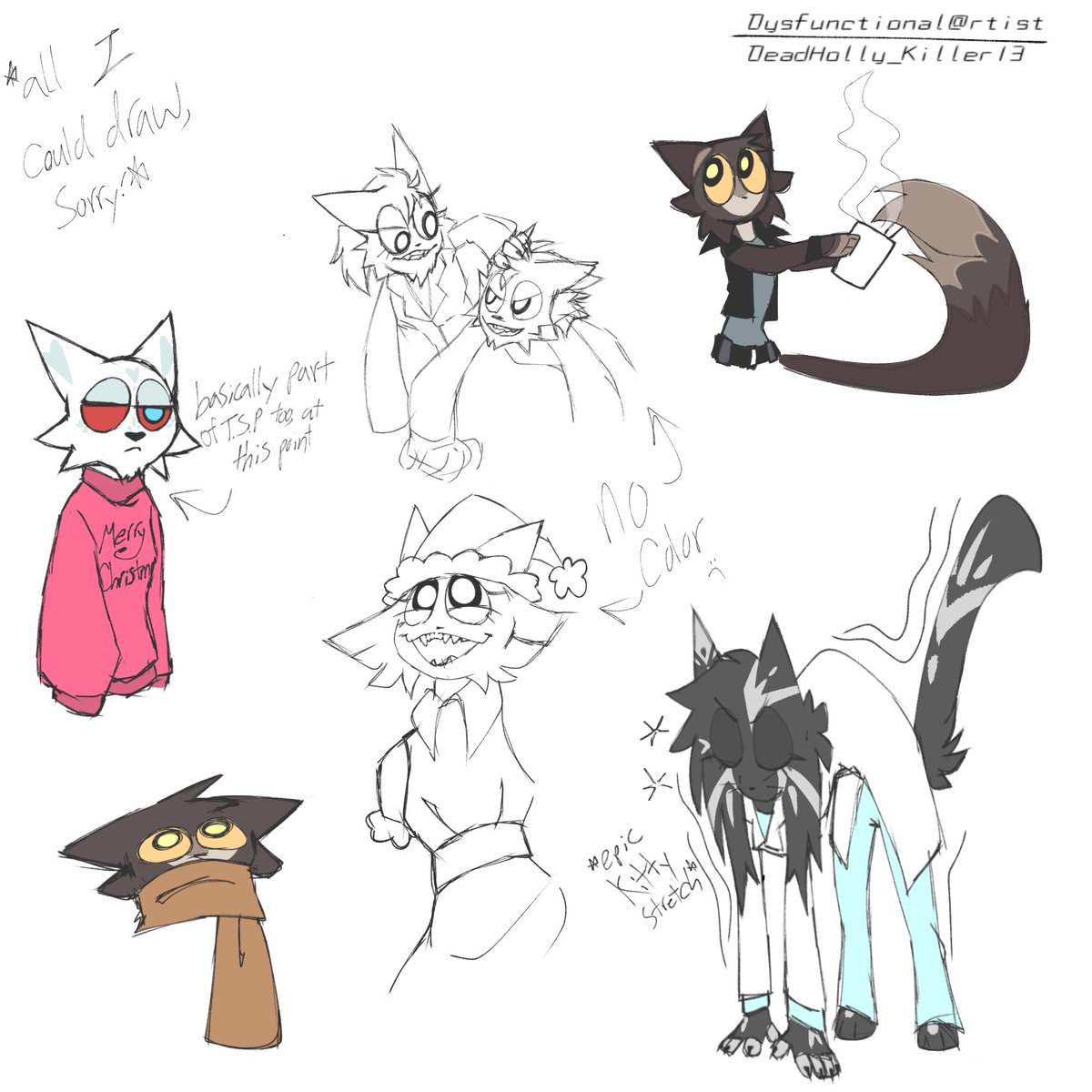 WolfsbaneVonel's tweet image. Uncolored/unfinished TSP sketches. The Silver Winter starts today!
#piggyroblox