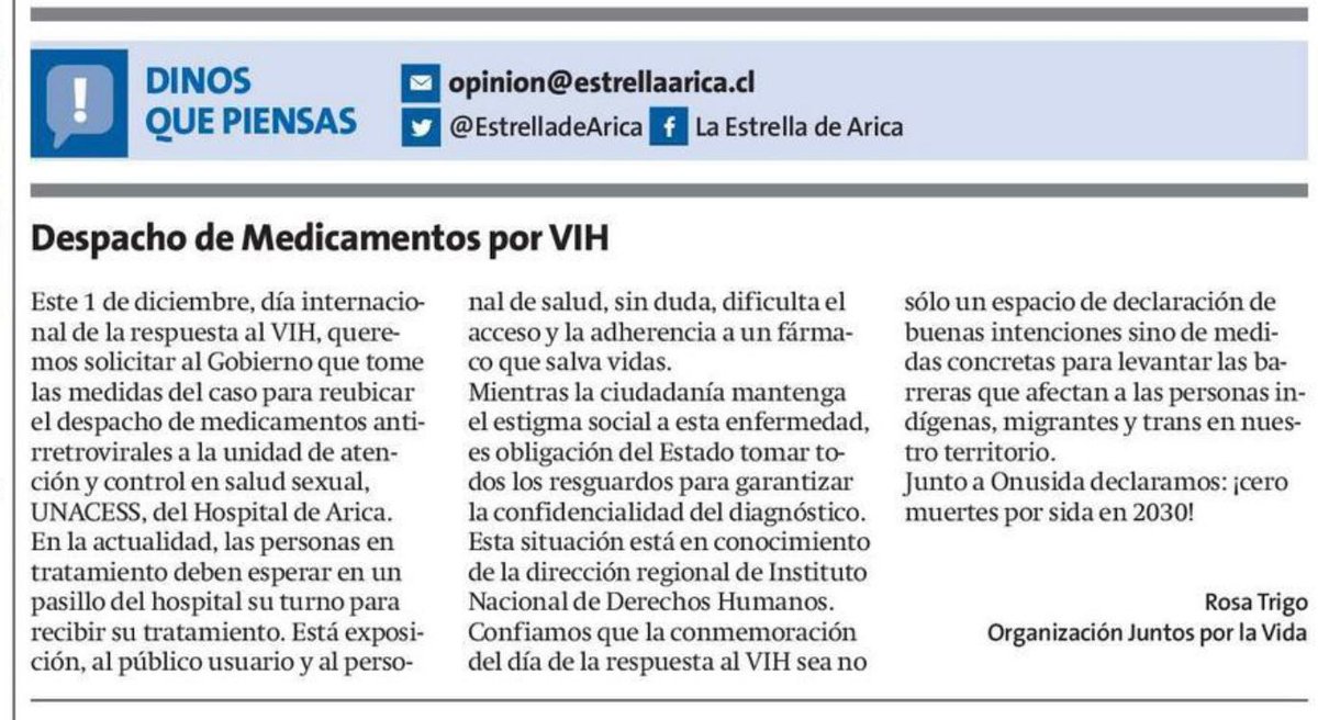 JuntosporlaVida's tweet photo. El estigma del VIH: un obstáculo para la salud pública y la dignidad humana. #VIH #Estigma #SaludPública #01D https://t.co/9mtszA8ShR