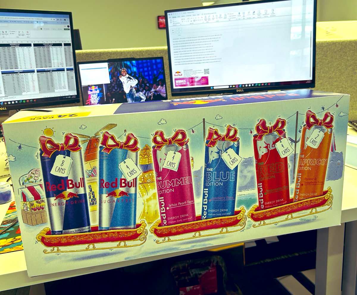 Xmas came early #redbull