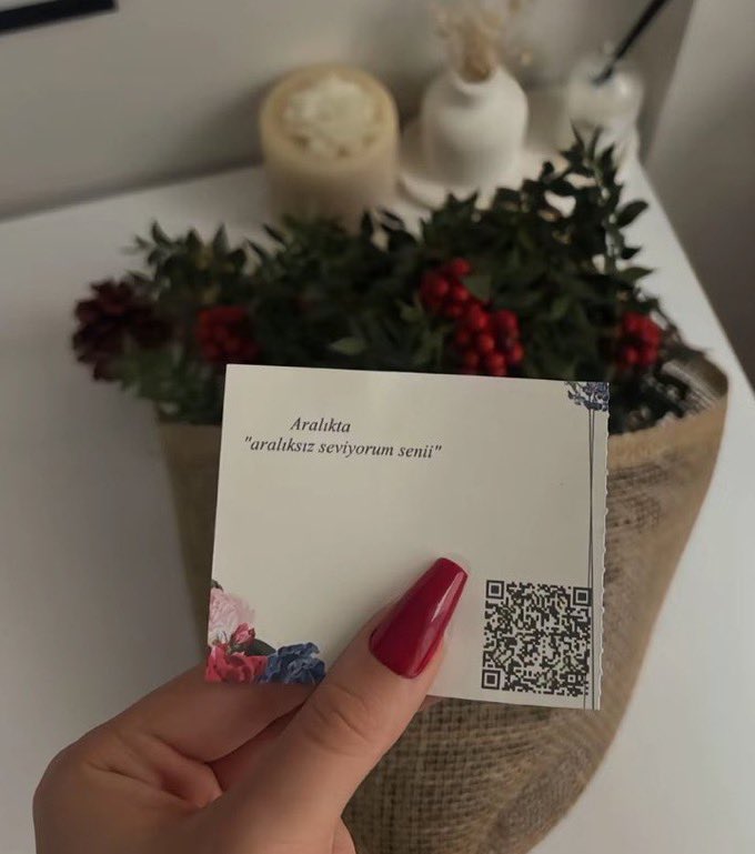 Aralık çiçeğim geldi 🥹