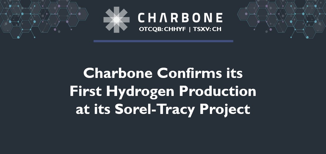 Charbone $CHHYF $CH Milestone Accomplishment: Successful completion of equipment installation for Phase 1A at its Sorel-Tracy site and on-time production of its first hydrogen molecule - thenewswire.com/press-releases…

Subscribe for news and investor events: bit.ly/4oI9bnm
