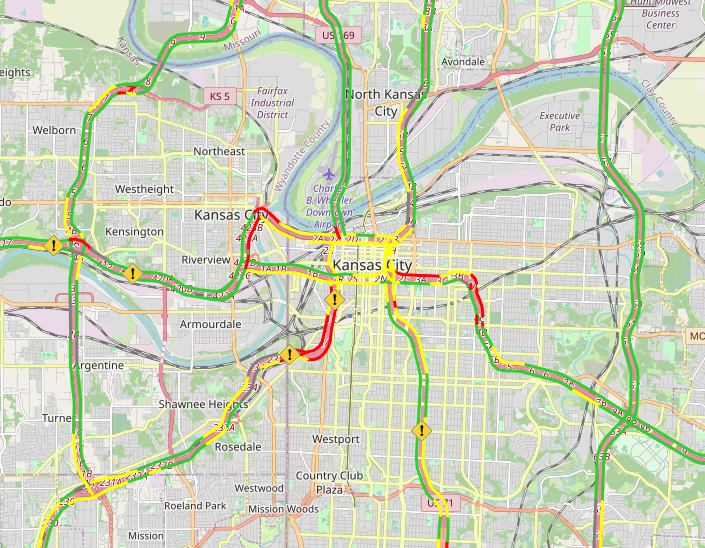 NWSKansasCity's tweet image. 6:50am: Vehicle Crashes reported on I-35 now via @KansasCityScout Slow down and take your time this morning. #snow #kc #kswx #mowx