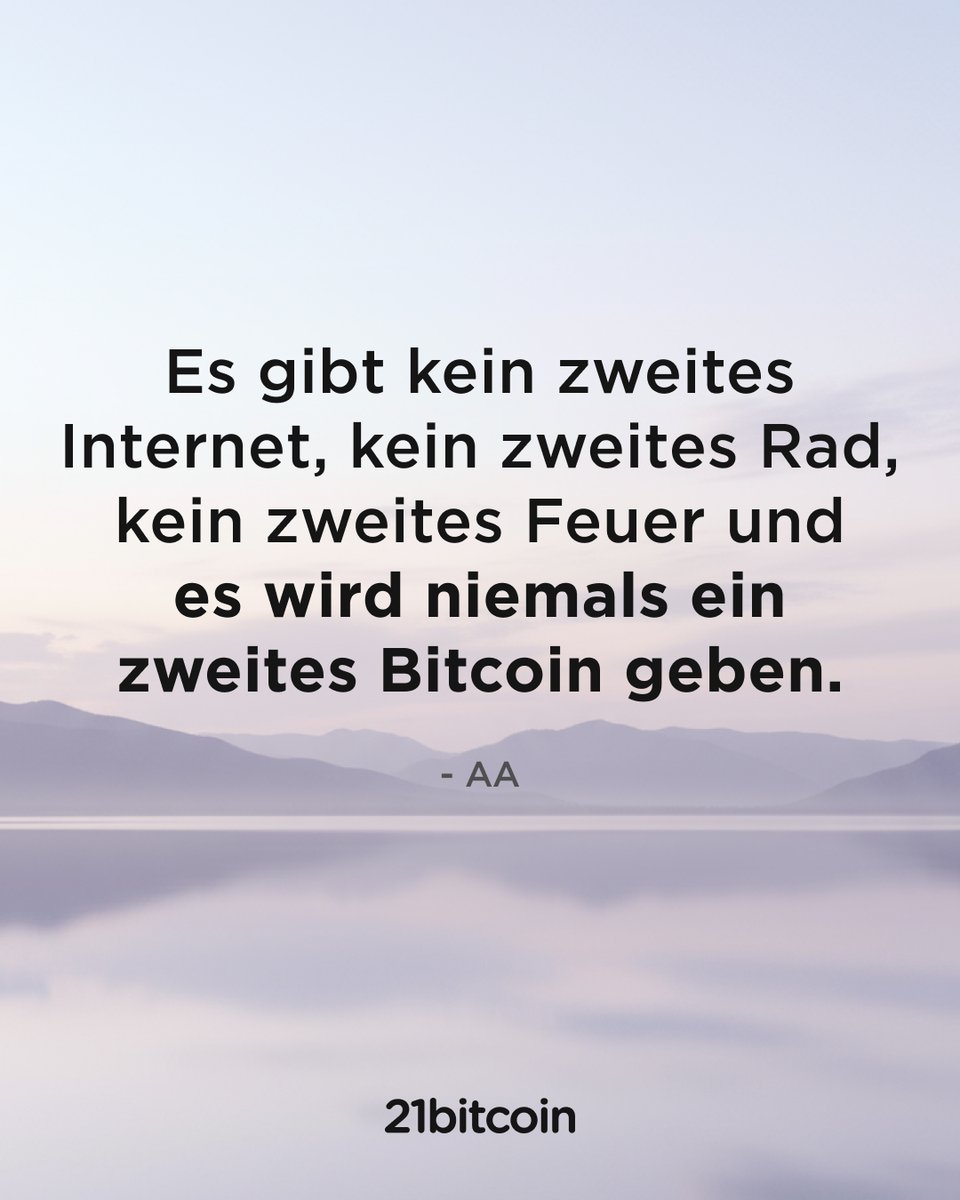 Bitcoins Einzigartigkeit verändert die Welt 🛜🔥🛞