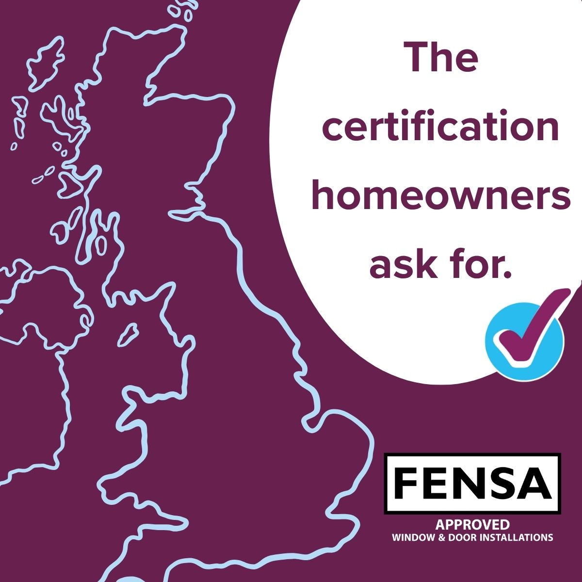 FENSA is more than a certificate. It's the mark of quality, compliance, and professionalism in the glazing industry.

Join the thousands of installers backed by a brand homeowners ask for by name.

ow.ly/jgmW50XwOlN

#FENSA #BrandTrust #Compliance