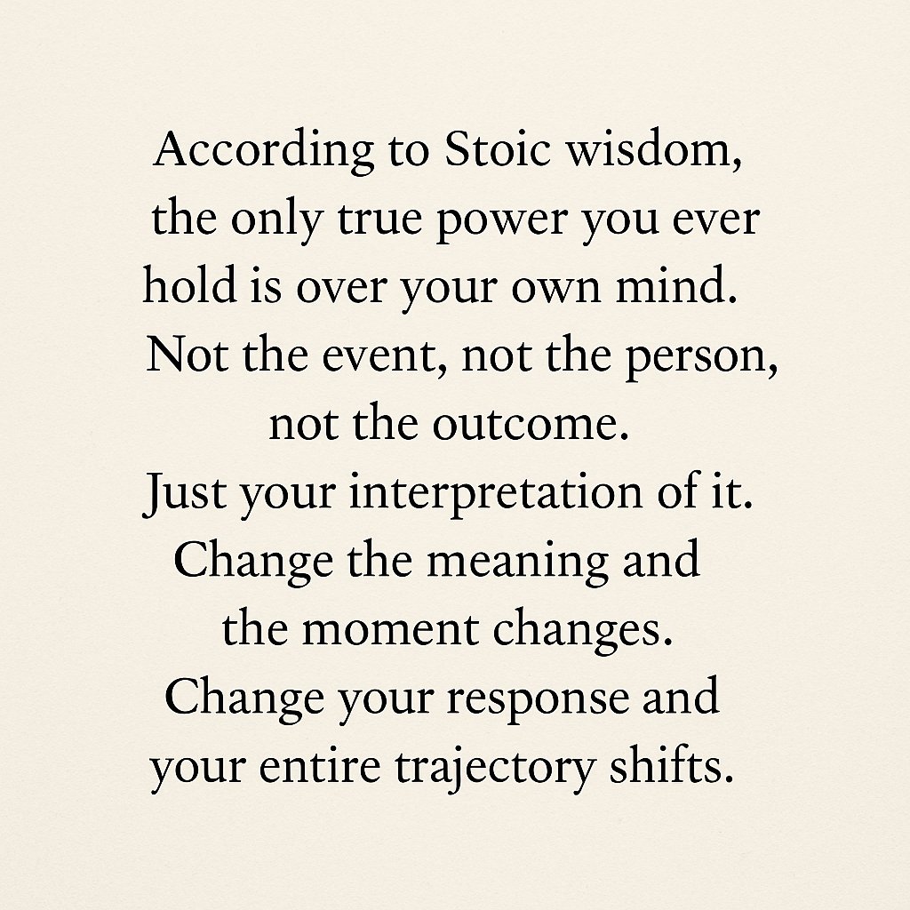 LisaNEdwards's tweet image. According to Stoic wisdom...