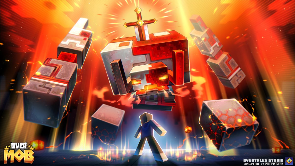 OvertalesStudio's tweet image. Trigger Event: Forbidden Sword🗿
“The Ancient Golem, forsaken guardian of the Overworld, pulses with redstone power drawn from the Forbidden Sword. It is the catalyst that awakens the oathbreaker’s cursed will.”
#Minecraft #OverMobAddOn