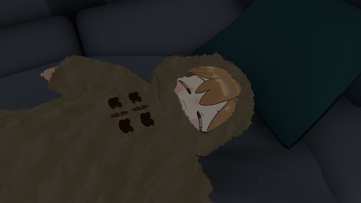 おやすみ！
#DochuiMoka 
#VRChat 
#まめひなた