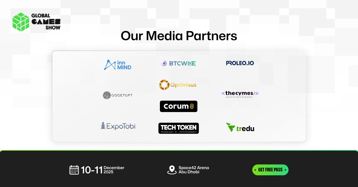 Spotlight on our newest Media Partners! 🌟

Innmind <a href="/InnMindcom/">InnMind</a>
BTC Wire <a href="/BTCWire/">BTCWire</a> 
Proleo
gogetGPT.com <a href="/gogetgpt/">gogetGPT.com</a> 
Optimisus <a href="/Optimisus_media/">Optimisus</a> 
The Cymes <a href="/TheCymes/">The Cymes Media</a> 
ExpoTobi
Corum8 <a href="/Corum8company/">Corum8</a>  
TechToken <a href="/Techtoken_in/">Techtoken</a> 
Tredu

We’re teaming up to share the excitement,
