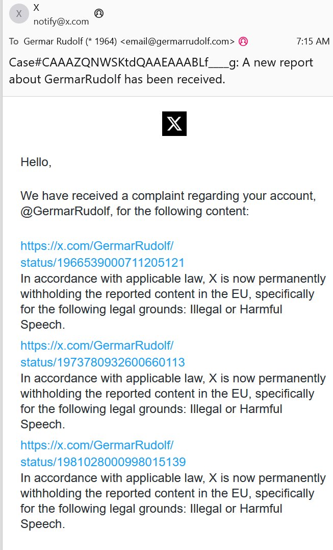 GermarRudolf's tweet image. An Iron Curtain of censorship is turning Europe into a dark place. My 1-hr documentary on the Nuremberg Trial has been banned from the entire EU. And here, X is hiding its own censorship decision as "graphic content." Go figure... x.com/GermarRudolf/s…
