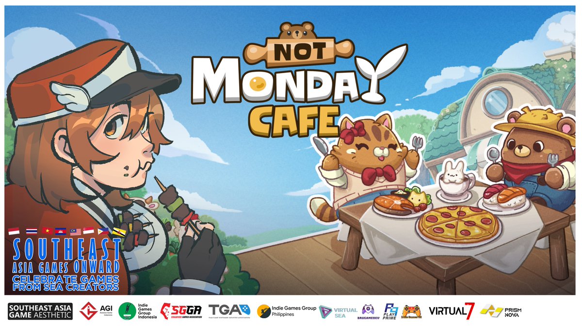 Sunny Syrup Studio - "Not Monday Cafe" Out Now tweet media