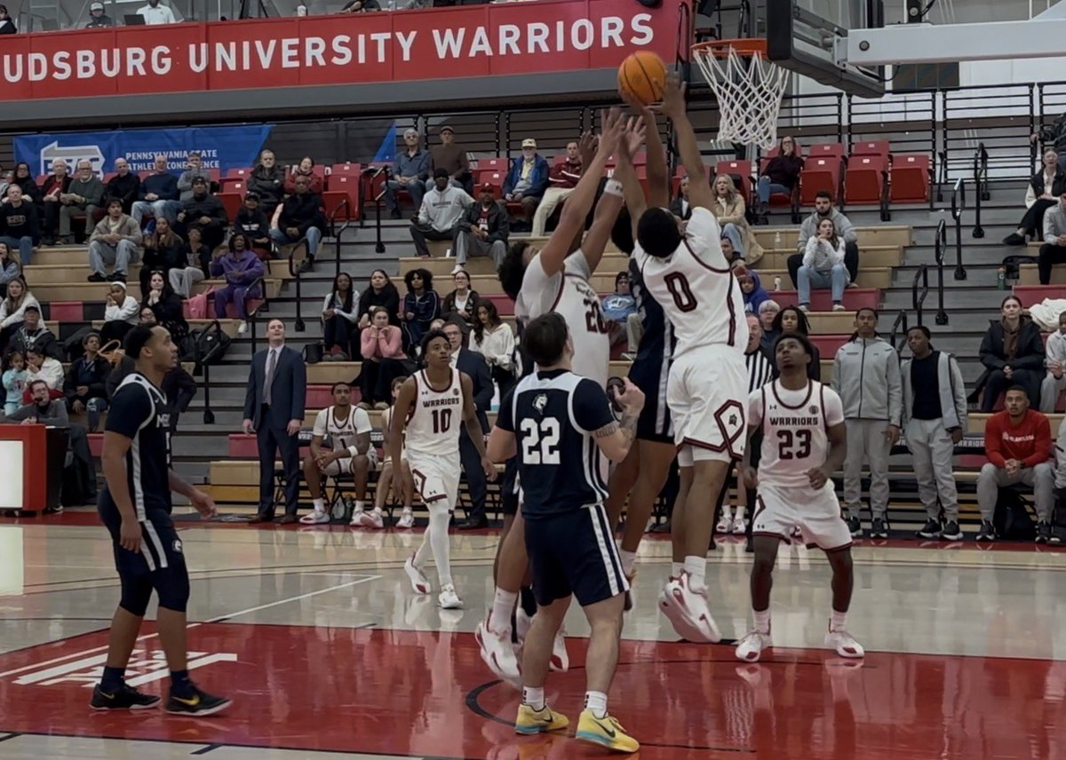 gmchoops's tweet photo. Photos from the college hoops action in East Stroudsburg’s 98-92 victory over Mercy College on Sunday. #njhoops #pahoops #gmchoops #ncaahoops #d2hoops #collegehoops #esumbb #stahoops @ESUWarriors @ESUMBB @JalenPichardo3 @tpitts_5 @statrojansbball https://t.co/dufA2yEv0R