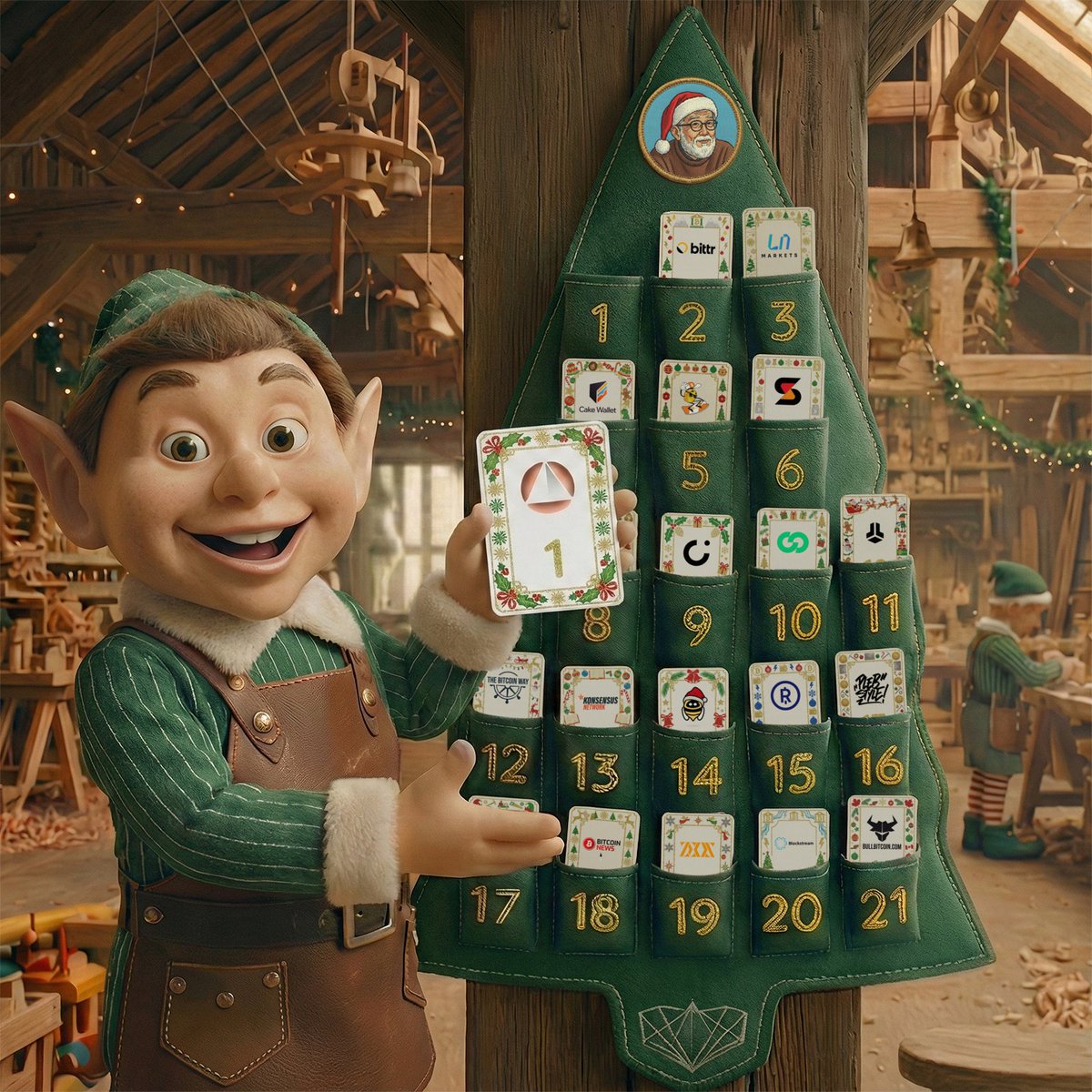 FOUNDATIONdvcs's tweet image. ✨Unleashing #SatoshiChristmas 🎁🎅

Today is day 1. Will you be the FIRST WINNER?🚀   

To WIN a Passport Prime:      
🔄 Retweet this post 
💬 Comment #SatoshiChristmas     
🧡 Follow each company below  

🎉 The winner will be announced at 5 PM EST!