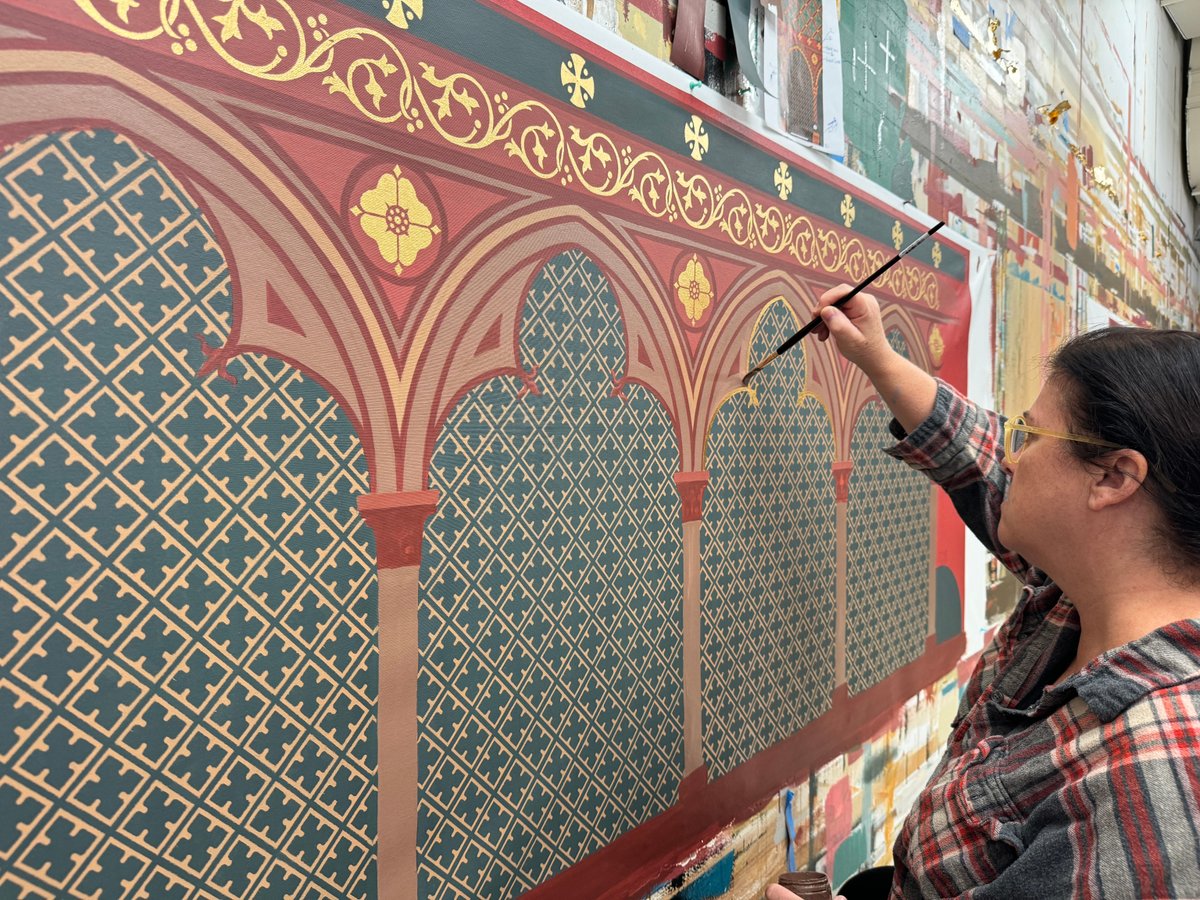 JohnCanningCo's tweet image. Featured is an example of some of Canning's work being done in-studio for the Priory of the Immaculate Conception in Washington, D.C.

#HistoricRestoration #SacredRestoration

America's Most Renowned Decorative Arts Studio.