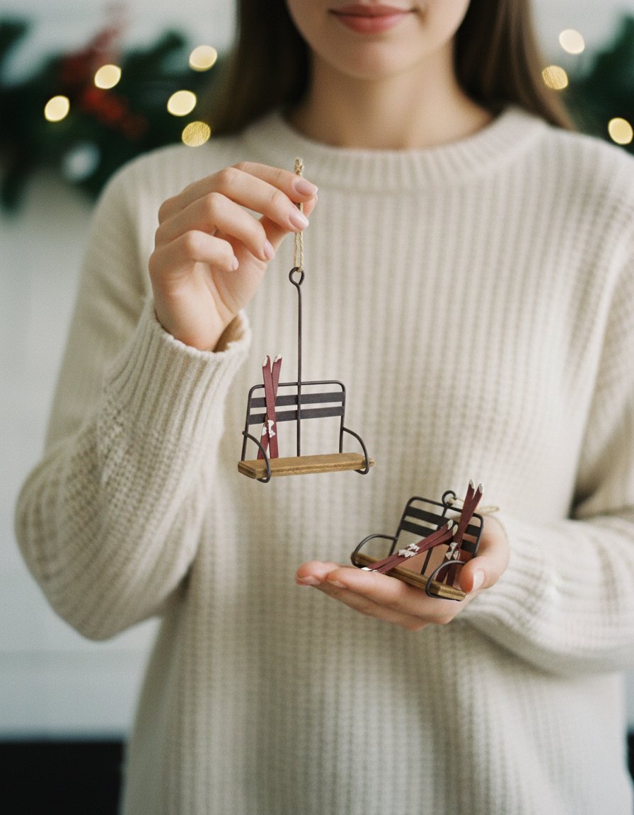 ErgodeBook's tweet photo. Elevate your holiday decor with our charming Ski Chair Lift Ornaments! 🎄⛷️ Perfect for gifting or adding a touch of adventure to your own tree. 👉 Shop Now #HolidayDecor #ChristmasOrnaments #SkiLiftMagic #FestiveVibes #GiftIdeas https://t.co/X0fFk4BJ6W
