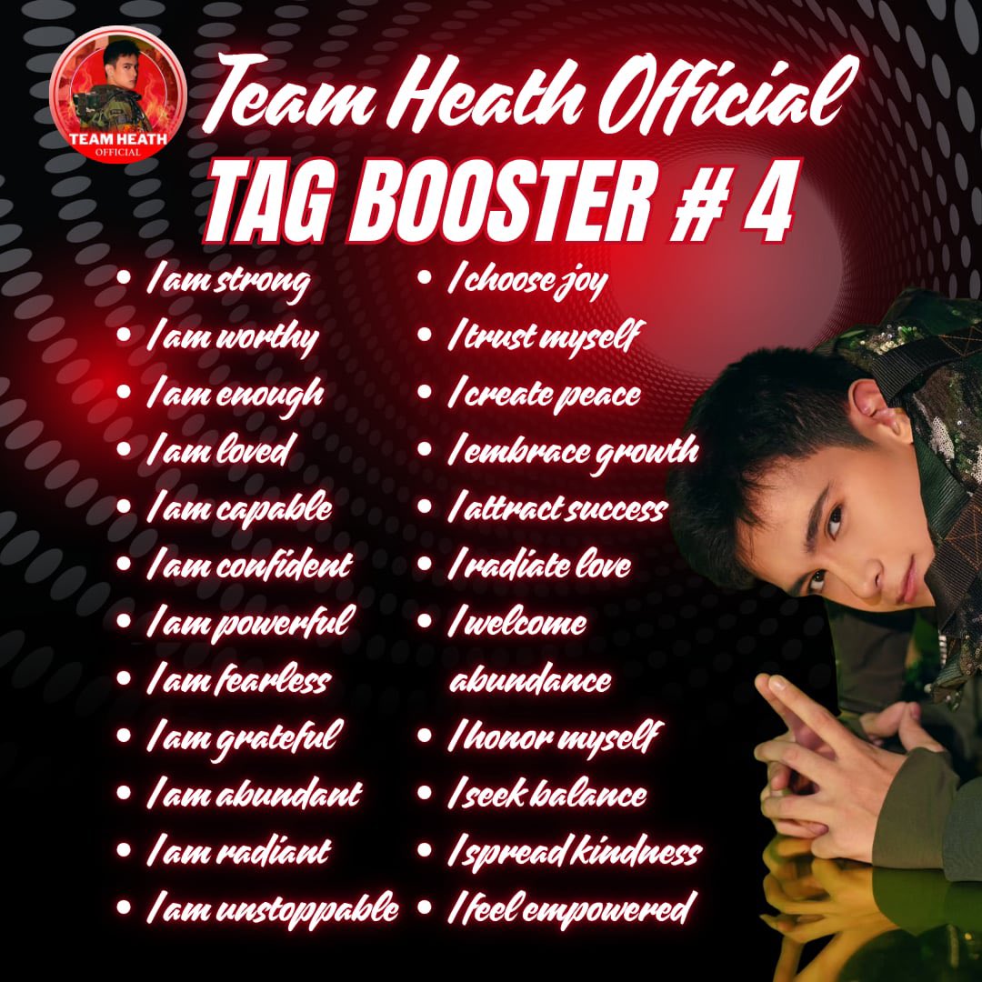 TeamHeathOfc's tweet image. Tag Booster Number Four

HEATHS INCREDIBLE MONDAY
