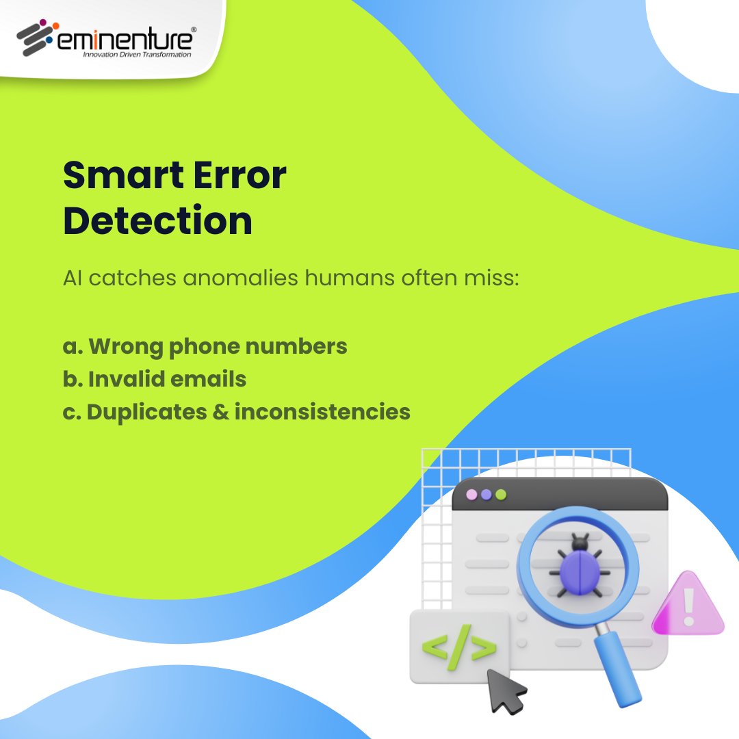 Eminenture's tweet image. Ever wondered how AI is reshaping the entire data enhancement process? Ready to explore the key breakthroughs driving accuracy and speed? Read: tinyurl.com/4rdy8rtc

#Eminenture #ArtificialIntelligence #DataProcessing #DigitalTransformation #Innovation #data #datasolutions