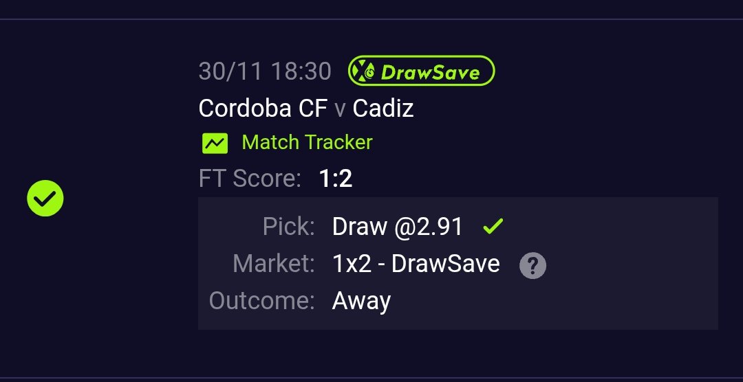 kobkobkobkob101's tweet image. This is a clear glitch still marked as won 😂

They played 1-2 before the 90th minute but it&apos;s still marked as won. 

If I bring it to their notice, they will update it as Lost... 

Whatever the Result After 90th minute Drawsave doesn&apos;t count 📌

That App is filled with…