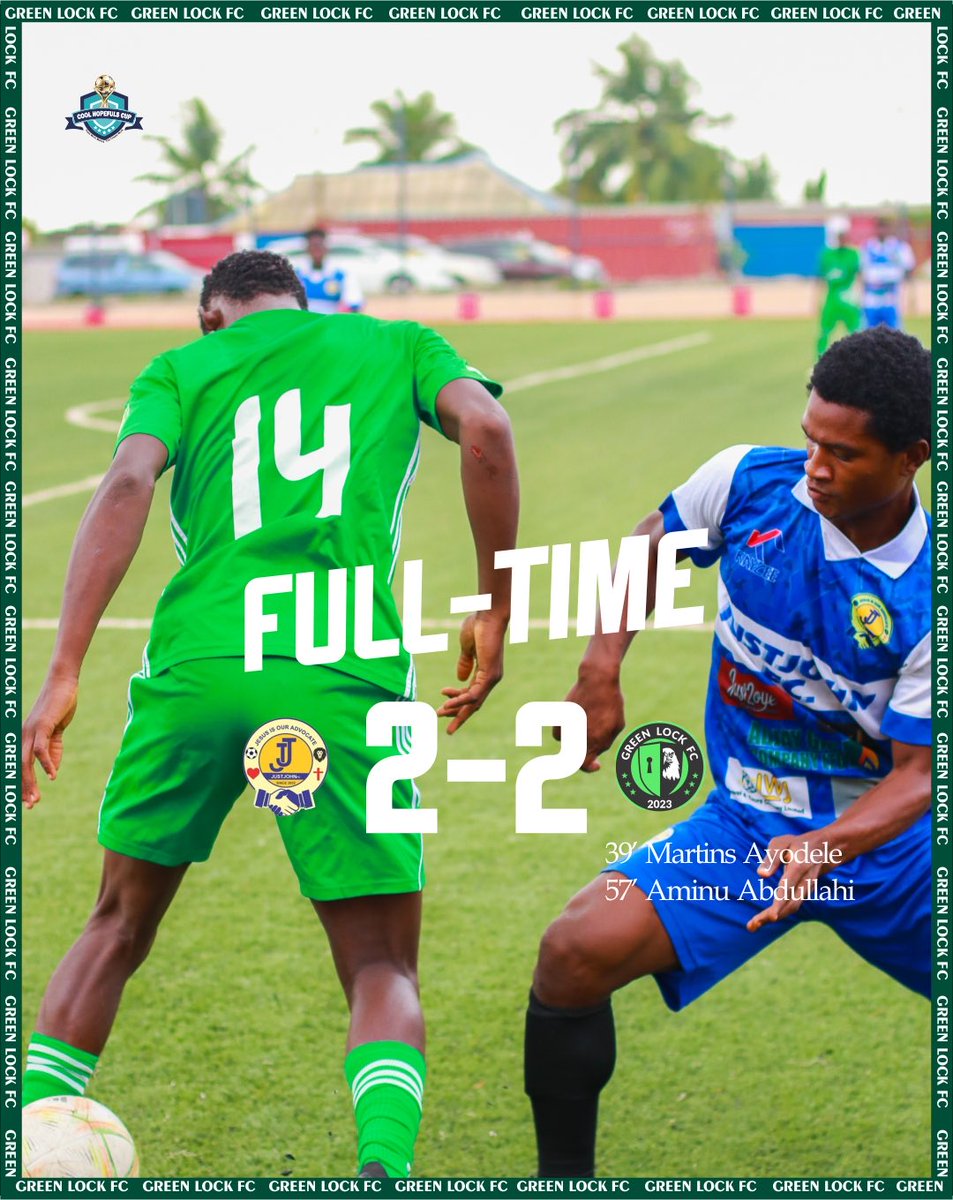 GreenLockFC's tweet image. A tough battle ends in a share of the points against Just John FC 🤝

Unto the next one!

#greenlockfc #lockin
#ignitethegameignitethefame