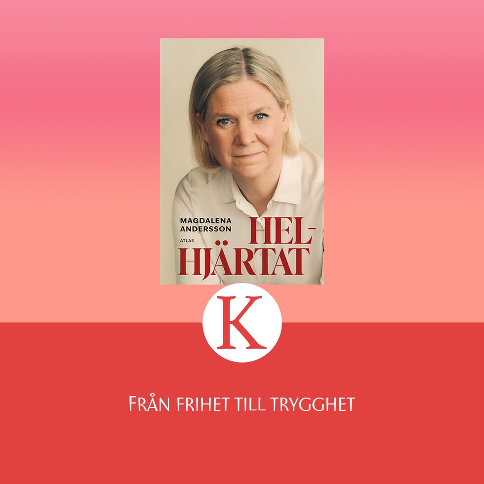 MagasinKonkret's tweet image. I Helhjärtat ger Magdalena Andersson en personlig inblick i sitt liv och ledarskap. Genom dagboksanteckningar och politiska analyser skildras både människan bakom partiledaren och Socialdemokraternas vägval inför valet.

magasinetkonkret.se/fran-frihet-ti…