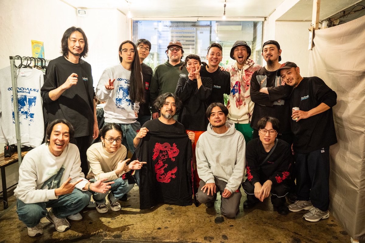 「家 2025 大阪編」来ていただいた皆様ありがとうございました！oono yuuki bandもNAKAMさんも最高でした。メイクのまぜそばもお陰様で完売◎
これからも「家」はいろんな形で展開していこうと思っております。そして2027年の25周年に向けて頑張る期間始まってます！よろしくお願いします！