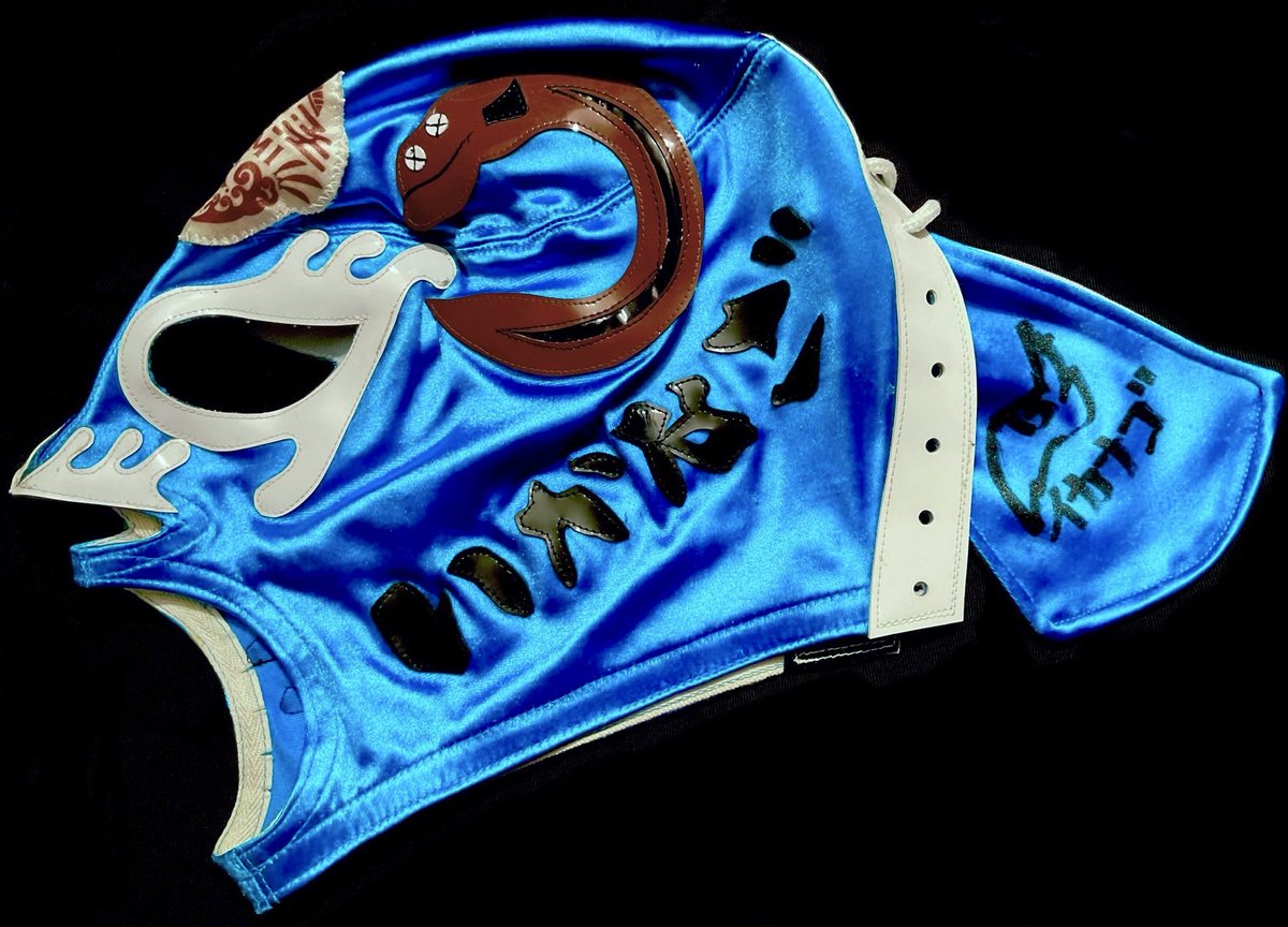 RHP4ever's tweet photo. El Ikanago mask worn for the 2022 Michinoku Pro @michipro_jp Fukumen Cauldron League against Sagrada Cerezo on Sept. 10, 2022, against OSO11 on Sept. 23, 2022 and against Diablo del Norte on Sept. 24, 2022. #ElIkanago #FukumenCauldronLeague #Fukumen #MichinokuPro #MichiPro https://t.co/KBeXEWfXhm