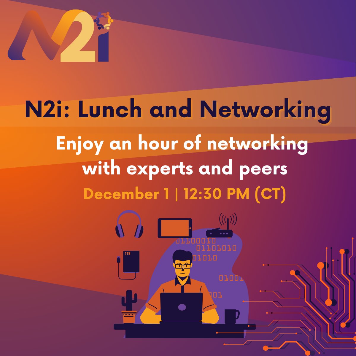 COMMONug's tweet image. Looking to tackle challenges or connect with others in your field? Join TODAY for an n2i Lunch Hour—a welcoming space for problem-solving, idea-sharing, and free networking with peers.

We hope to see you there!
🔗hubs.li/Q03VFsp20