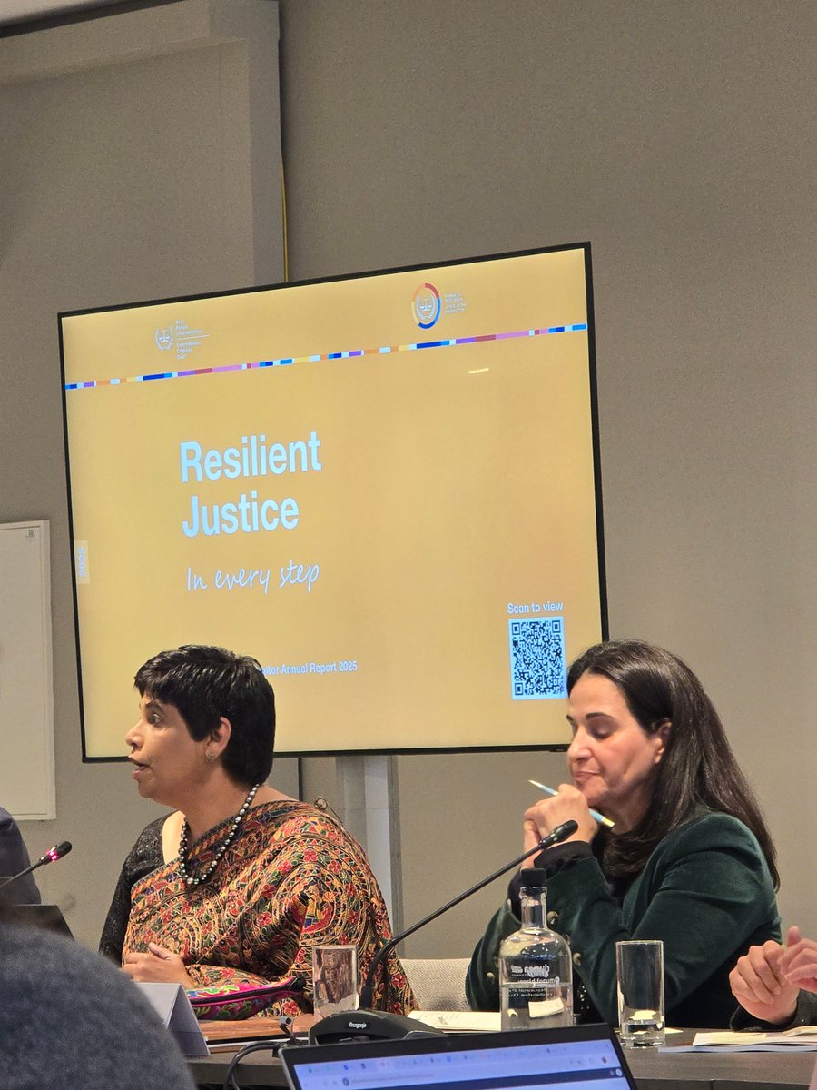 sevslv's tweet image. ICC Deputy Prosecutor Khan on the effect of sanctions on OTP work in Palestine

&quot;It&apos;s a serious matter to impose sanctions on ICC judges &amp;amp; prosecutors for simply doing their work...We&apos;re proud of our staff doing excellent work, dealing with this with such professionalism.&quot; #ASP24