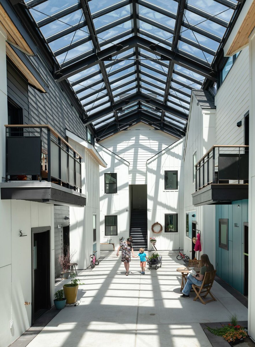 Archello's tweet photo. Studio Co Hab delivers the nation’s first certified net-zero cohousing community through participatory design and rigorous building performance.
https://t.co/R2GlfSI8ji 

#NetZeroDesign #LowCarbonArchitecture #CohousingCommunity https://t.co/85lSM7qZdH