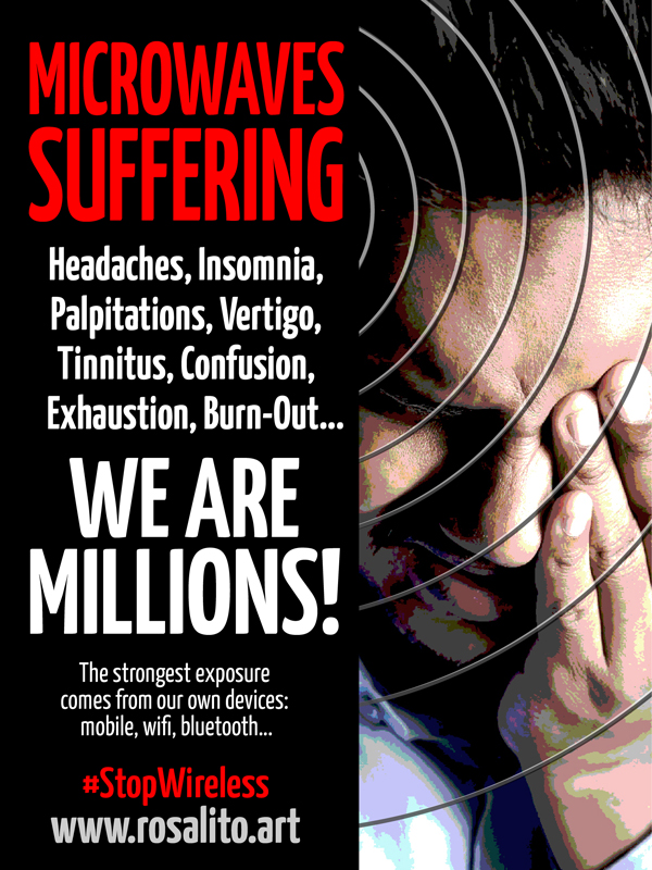 RosalitoEhs's tweet image. EMR-S syndrome ! Electro Magnetic Radiation Syndrome.
We notice an increase of new people affected on support groups, younger and younger, and even now parents who call for help because their children can no longer go access school or public spaces. (2/3)