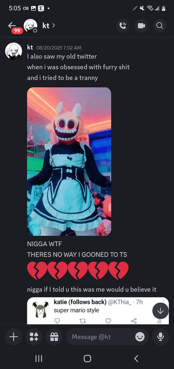 faggotfinderwar's tweet photo. @kthzin_ Glass closet ass nigga https://t.co/ifSnrgWnxq