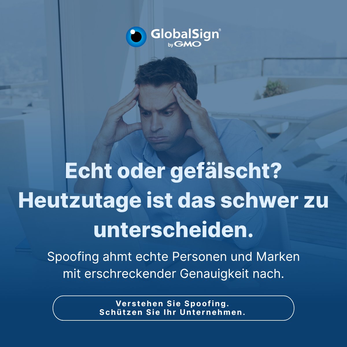 GlobalSign_DE's tweet image. Die Grenze zwischen echt &amp;amp; gefälscht war nie so fein. 🎭
Spoofing imitiert Personen, Domains &amp;amp; Marken täuschend echt – oft reicht eine Nachricht für Betrug oder Datenklau.
Erkennen Sie die Gefahr: loom.ly/yCvcEfI

#Spoofing #Phishing #Cybersicherheit