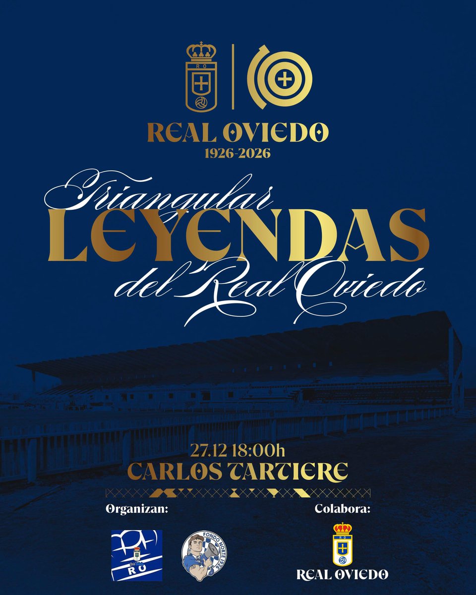 🎟 ¡Consigue tu entrada para el Encuentro Leyendas!
👉 entradas.realoviedo.es
✅ Recordar: los abonados tienen dos entradas gratuitas con plazo prioritario hasta el 8 de diciembre.
A partir de esa fecha, seguirán siendo gratis para abonados, pero también estarán disponibles para