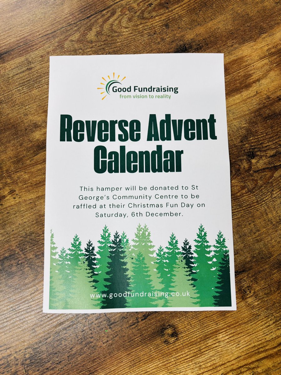 Goodfundraisin1's tweet photo. Our Reverse Advent Calendar hamper is finally full and we're ready to drop it off at @stgeorgeslupset for their Fun Day on Saturday!

This hamper has been put together by the team here, adding a thoughtful item each day through November to help sread warmth and kindness. https://t.co/rlV3WbhorM