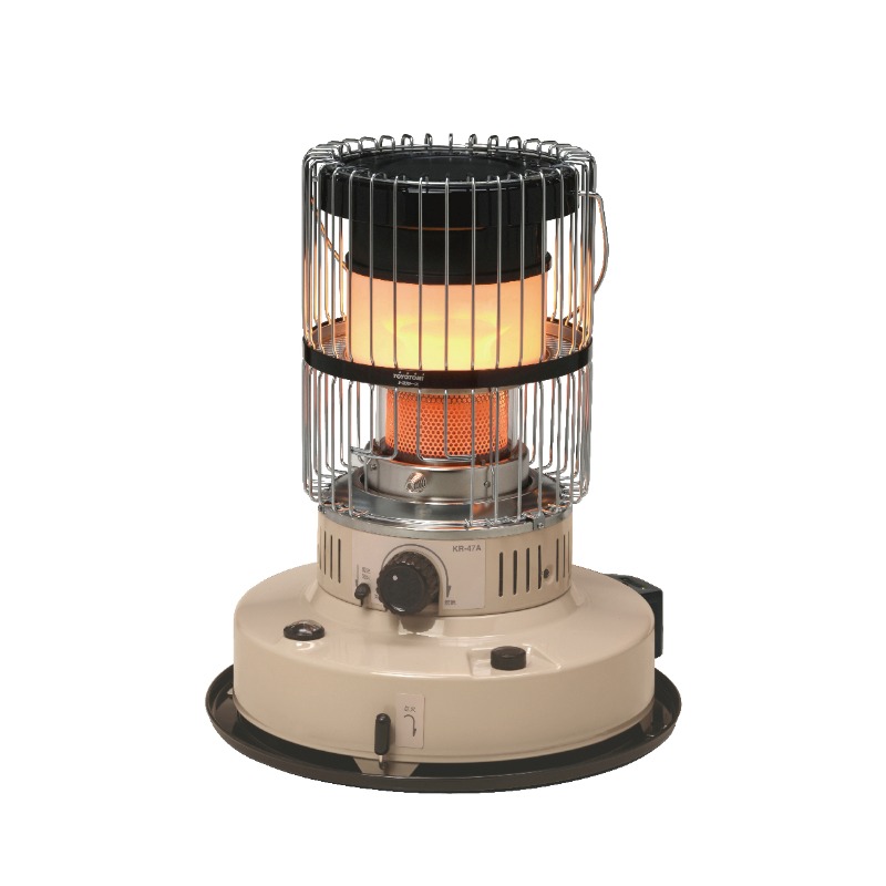 トヨトミオリジナルの「ダブルクリーン」を搭載した対流形石油ストーブ