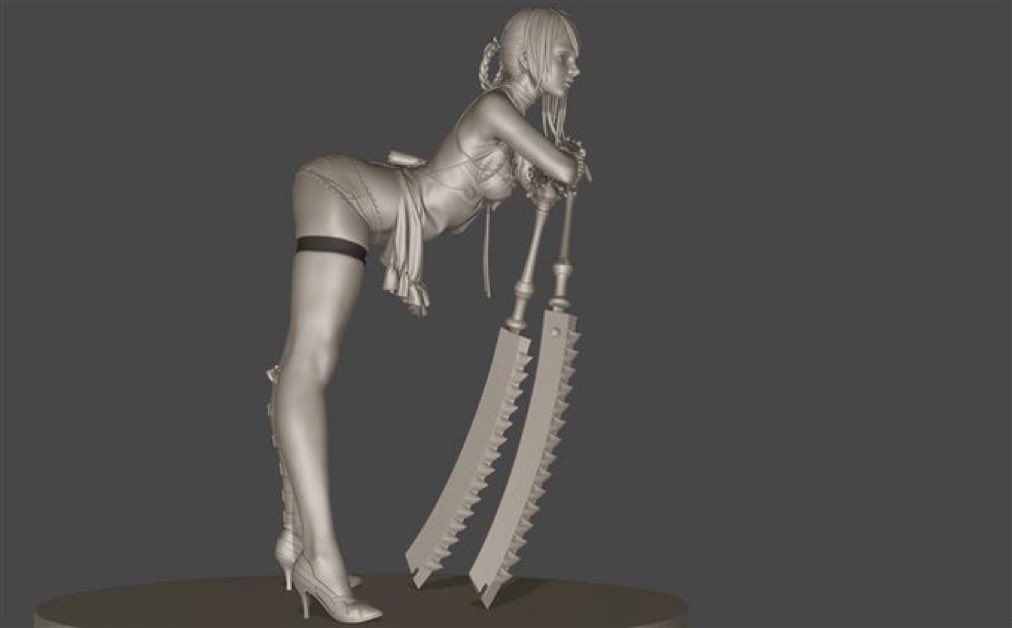 Genki_JPN's tweet photo. Square Enix announced a new NieR Replicant Ver.1.22… Kaine figure is in development! #NieR https://t.co/7kcZUXycDk