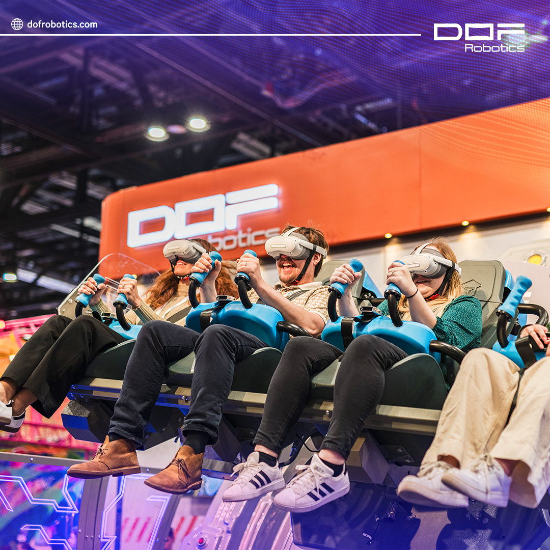 dofrobotics's tweet image. ⚡ Hurricane continues to be one of our most loved attractions, delivering pure fun and unforgettable 360-degree rotation excitement with every ride.

Its high-energy motion and crowd-favorite experience make it a standout wherever it goes.