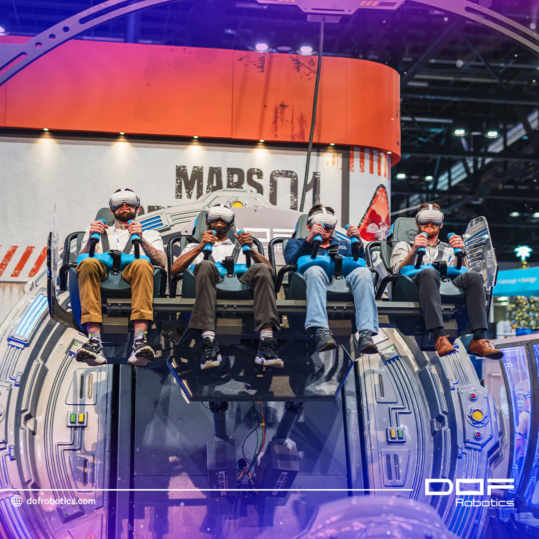 dofrobotics's tweet image. ⚡ Hurricane continues to be one of our most loved attractions, delivering pure fun and unforgettable 360-degree rotation excitement with every ride.

Its high-energy motion and crowd-favorite experience make it a standout wherever it goes.