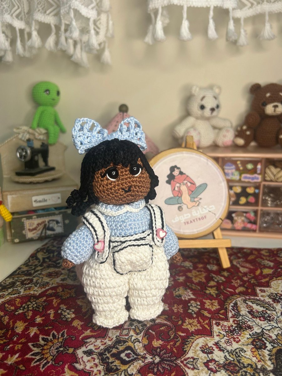 atere11's tweet image. دُمية اثير  🤍
اجمل و امتع باترون سويته 
العمل لطيييف و ماياخذ وقت 🌟
وفرت لكم الباترون بالتعاون مع @reham_mando عشان تجربو معي متعة حياكتها