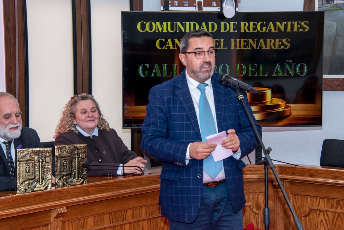 RegantesDel's tweet photo. @AytoMarchamalo
Acogió este fin de semana la entrega de los premios ‘Gallardo del Año 2025’, una edición especialmente significativa para nuestra entidad: la Comunidad de Regantes del Canal del Henares fue distinguida con este reconocimiento. https://t.co/1rJGqsdnfd https://t.co/JYBX5OQulp