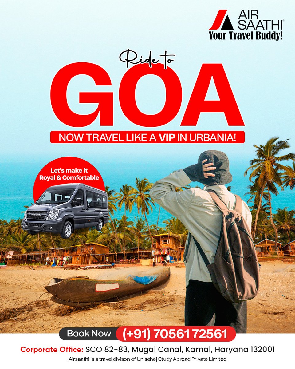 AirSaathi's tweet photo. Make your group trips unforgettable with our luxurious 16+1 seater Urbania—where comfort meets style and every mile feels like a vacation.

Ride together, laugh together, arrive together.
Travel smarter, smoother, and more luxuriously with AirSaathi.

Call/WhatsApp: 7056172561 https://t.co/aTShairzL0