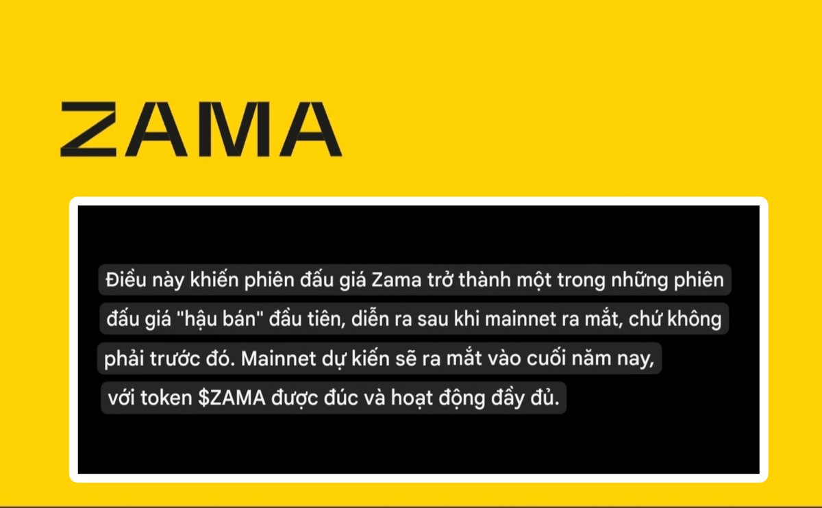 lamdz15's tweet image. Zama @zama thông báo bán token , nhưng thấy ghi Mainnet cuối năm nay, nà ní ?🤔

Còn AE sở hữu NFT OG thì được quyền lợi gì nhỉ, cùng hóng xem những gì tiếp theo.
#ZamaCreatorProgram
